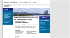 Desktop Screenshot of diabetespraxis-bonn.de